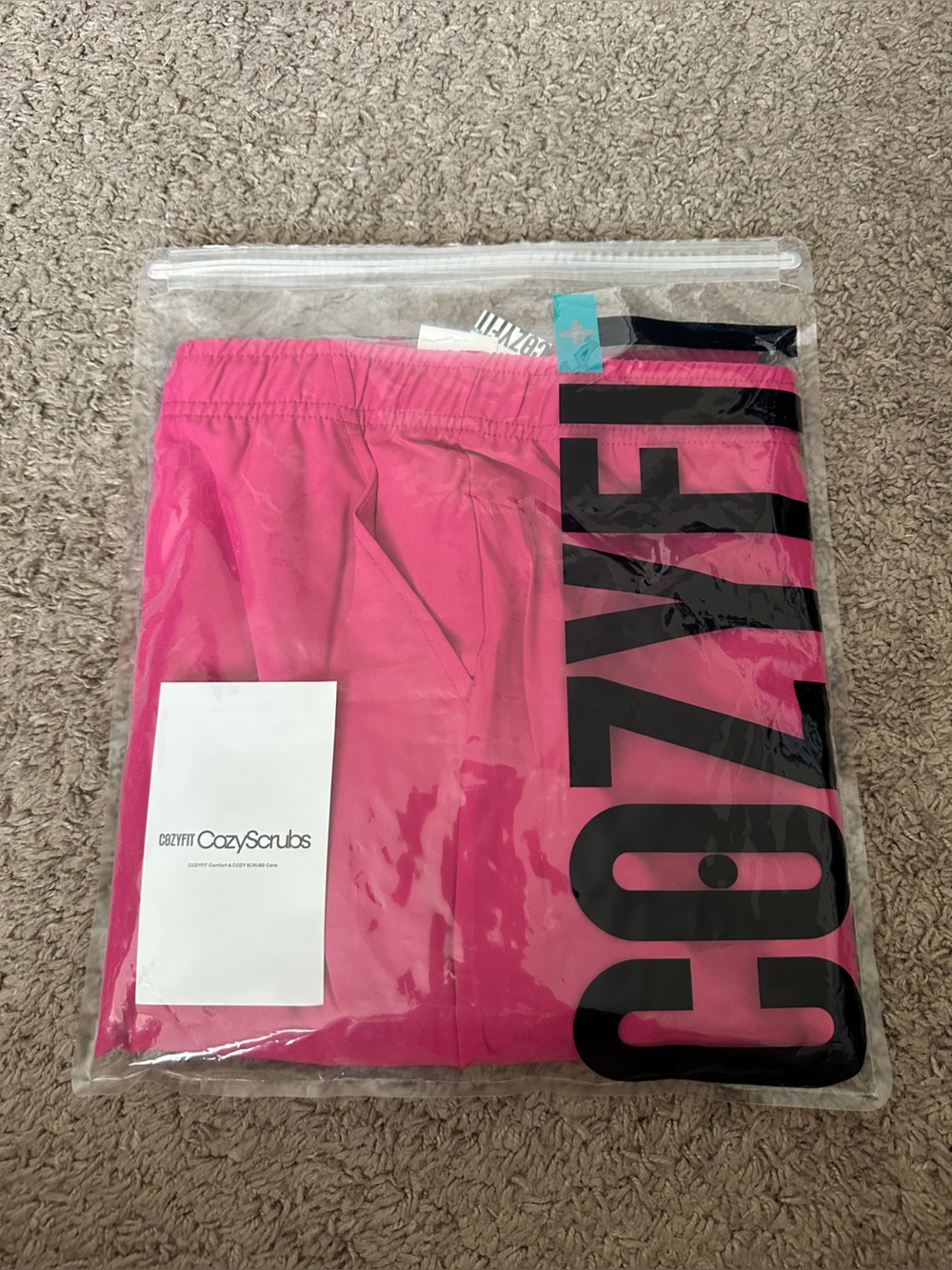 CozyFit CozyScrubs Pink Scrub Pants - Size L/T - New with Tags 💕